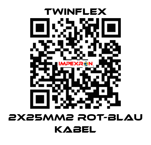 2X25MM2 ROT-BLAU KABEL Twinflex