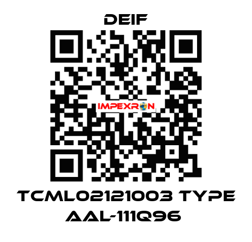 TCML02121003 TYPE AAL-111Q96  Deif