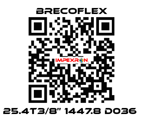 25.4t3/8’’ 1447.8 D036  Brecoflex