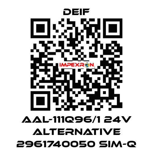 AAL-111Q96/1 24V alternative 2961740050 SIM-Q Deif