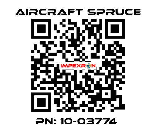 PN: 10-03774  Aircraft Spruce