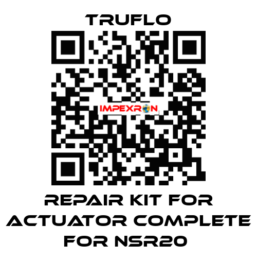 Repair Kit For Actuator Complete For NSR20  TRUFLO