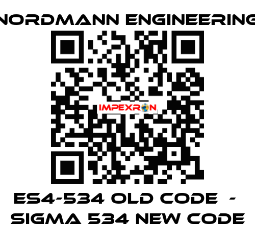 ES4-534 old code  -  SIGMA 534 new code NORDMANN ENGINEERING