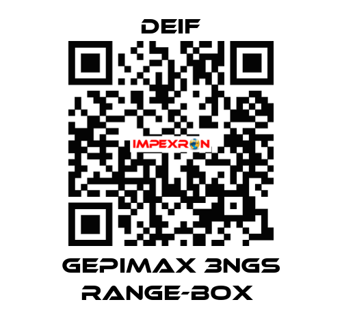 GEPIMAX 3NGS RANGE-BOX  Deif