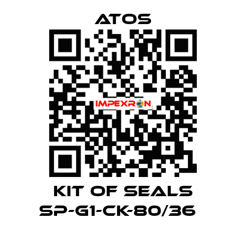 Kit of seals SP-G1-CK-80/36   Atos