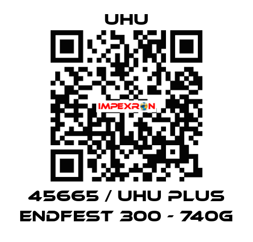 45665 / Uhu Plus Endfest 300 - 740g UHU