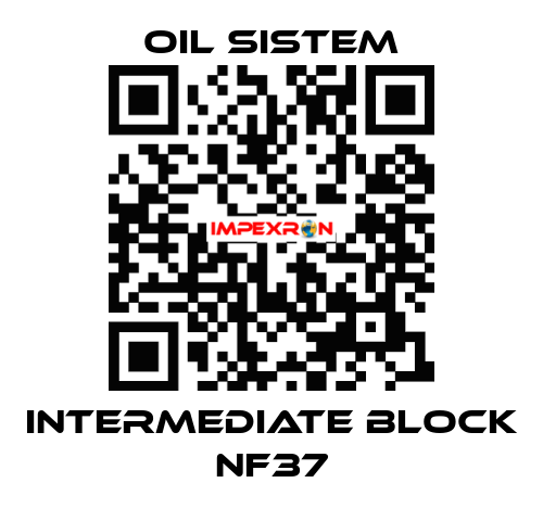 Intermediate block NF37 Oil Sistem