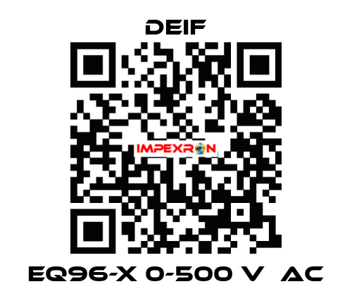 EQ96-x 0-500 V  AC Deif