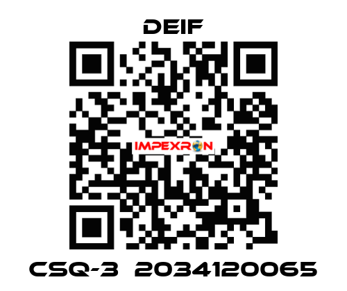 CSQ-3  2034120065 Deif