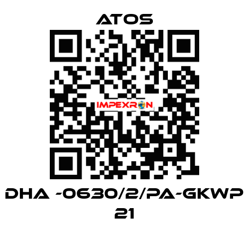 DHA -0630/2/PA-GKWP 21 Atos