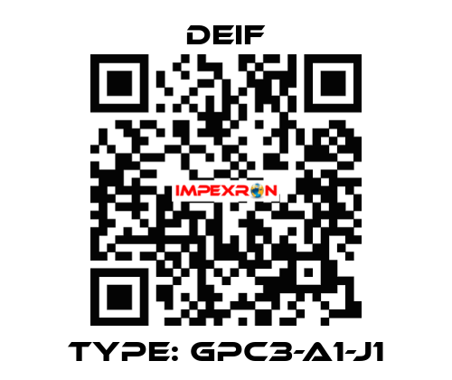 Type: GPC3-A1-J1 Deif