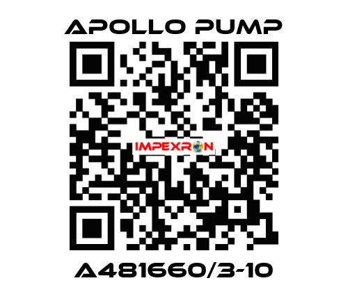 A481660/3-10 Apollo pump