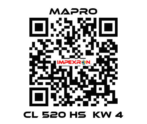 CL 520 HS  kW 4 Mapro