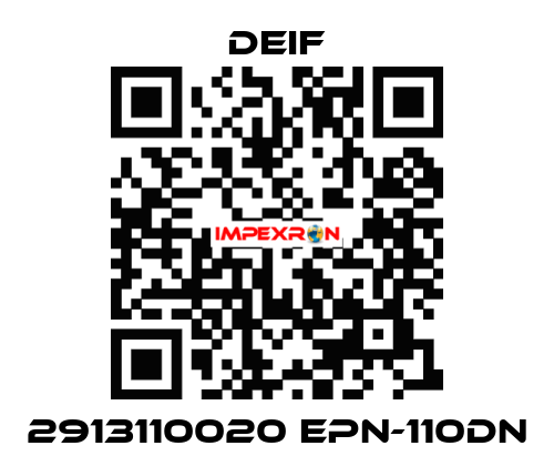 2913110020 EPN-110DN Deif