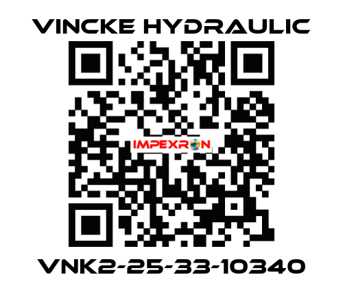 VNK2-25-33-10340 VINCKE HYDRAULIC