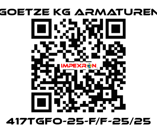 417tGFO-25-f/f-25/25 Goetze KG Armaturen