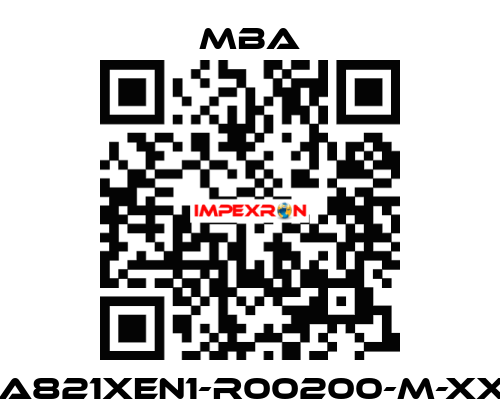 MBA821XEN1-R00200-M-XXXX MBA