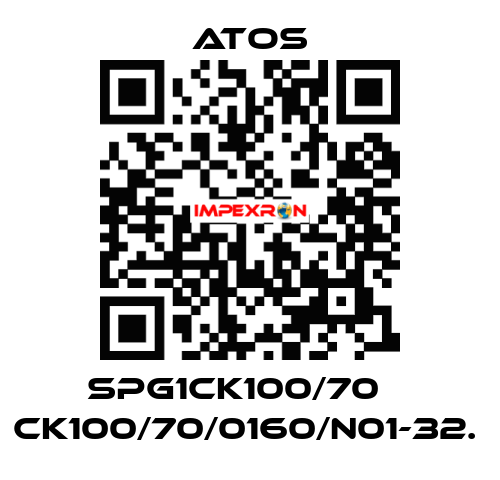 SPG1CK100/70    CK100/70/0160/N01-32.  Atos