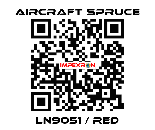 LN9051 / red Aircraft Spruce