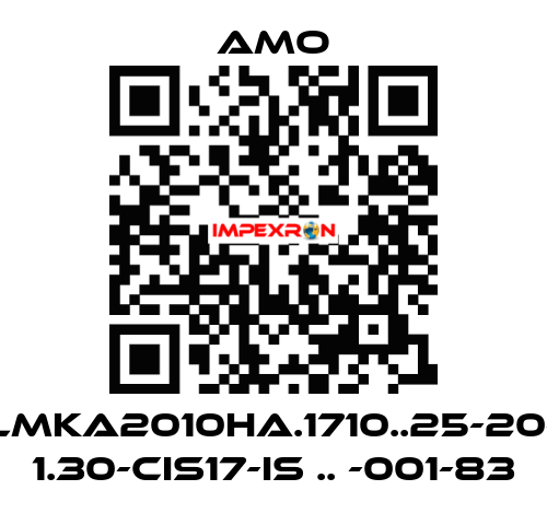 LMKA2010HA.1710..25-20- 1.30-CIS17-IS .. -001-83 Amo