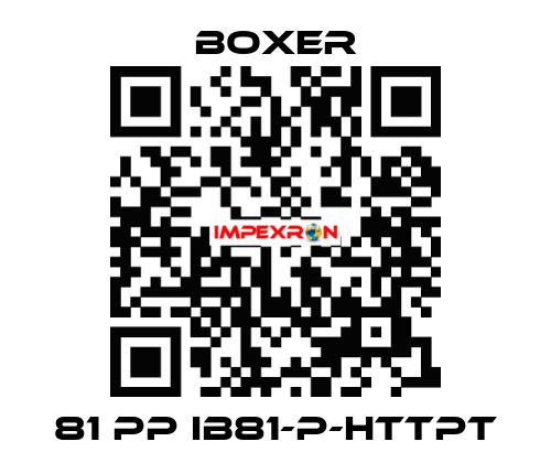 81 PP IB81-P-HTTPT Boxer