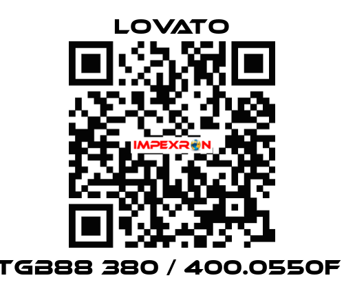 TGB88 380 / 400.0550F  Lovato