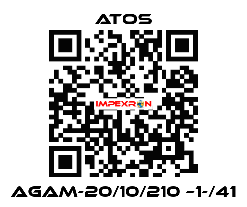 AGAM-20/10/210 –1-/41 Atos