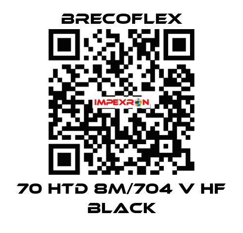 70 HTD 8M/704 V HF Black Brecoflex