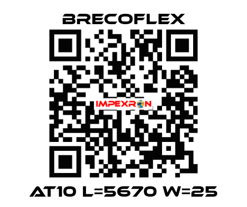 At10 L=5670 W=25 Brecoflex