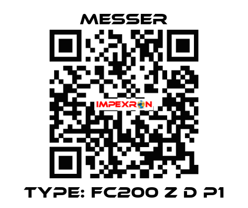 Type: FC200 Z D P1 Messer