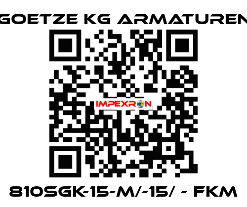 810sGK-15-m/-15/ - FKM Goetze KG Armaturen