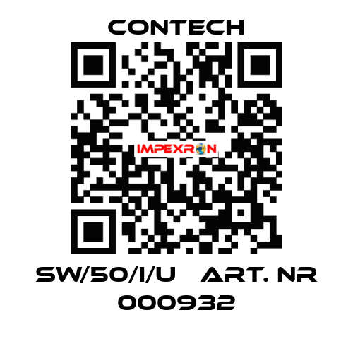 SW/50/I/U   Art. nr 000932 Contech