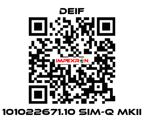 101022671.10 SIM-Q MKII Deif