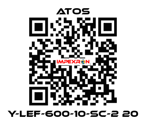 Y-LEF-600-10-SC-2 20 Atos