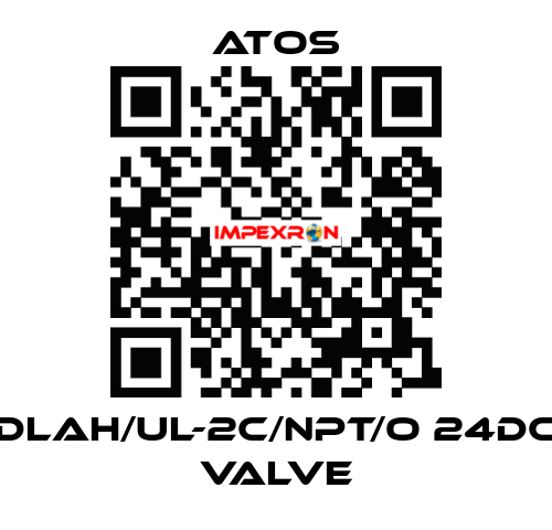 DLAH/UL-2C/NPT/O 24DC Valve Atos