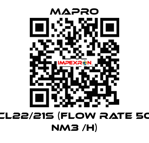 CL22/21S (flow rate 50 Nm3 /h) Mapro