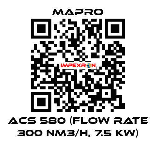 ACS 580 (flow rate 300 Nm3/h, 7.5 kW) Mapro