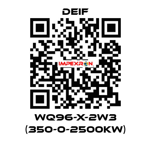 WQ96-X-2W3 (350-0-2500KW) Deif