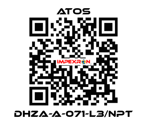 DHZA-A-071-L3/NPT Atos