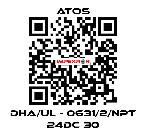 DHA/UL - 0631/2/NPT 24DC 30 Atos