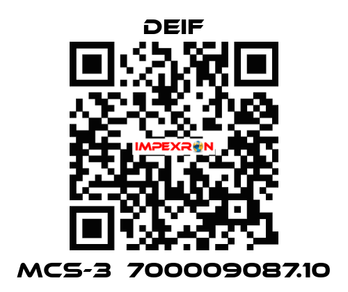 MCS-3  700009087.10 Deif