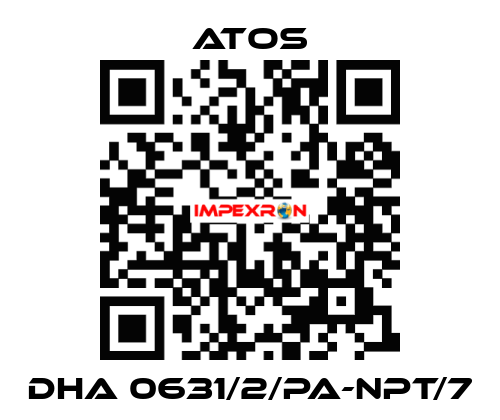 DHA 0631/2/PA-NPT/7 Atos