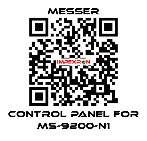 control Panel for Ms-9200-N1 Messer