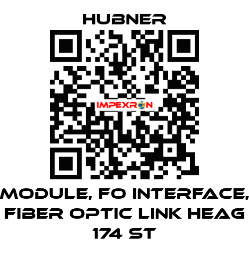 Module, FO Interface, Fiber Optic Link HEAG 174 ST HUBNER