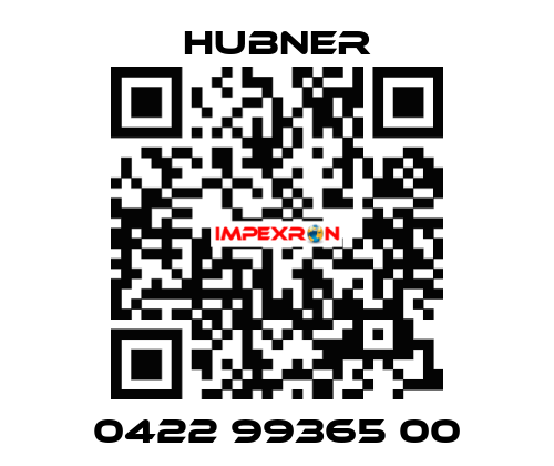 0422 99365 00 HUBNER