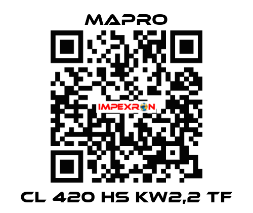 CL 420 HS kW2,2 TF Mapro