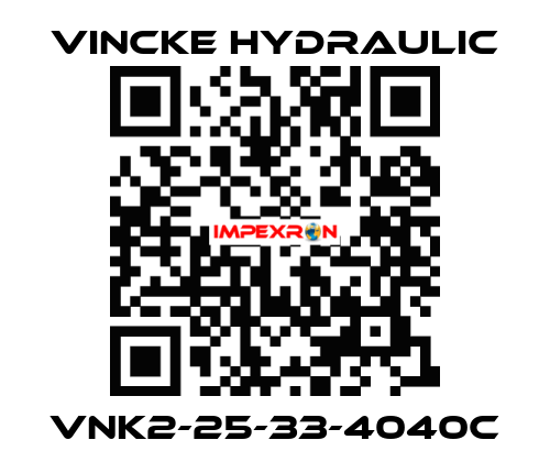 VNK2-25-33-4040C VINCKE HYDRAULIC