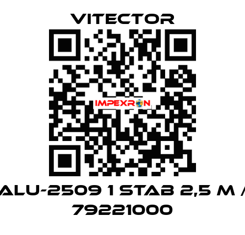 ALU-2509 1 Stab 2,5 m / 79221000 vitector