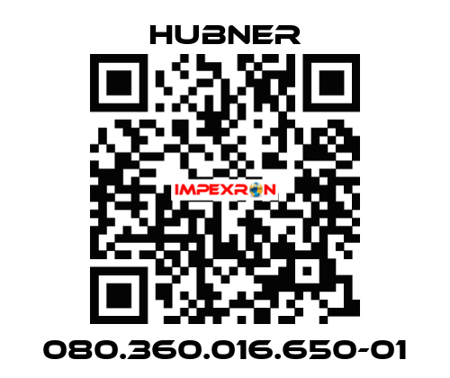 080.360.016.650-01 HUBNER