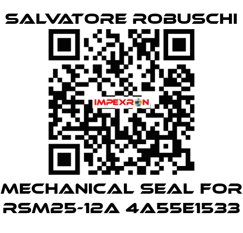 mechanical seal for RSM25-12A 4A55E1533 SALVATORE ROBUSCHI